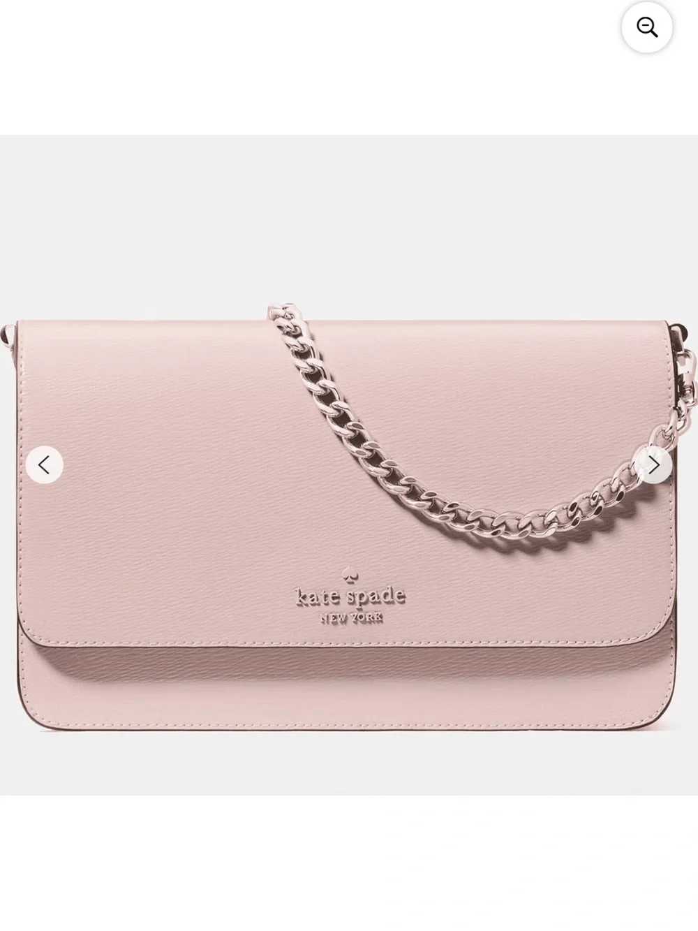 kate spade Blush Pink Leather Clutch